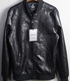 市场上装-皮衣-时尚男装皮衣
