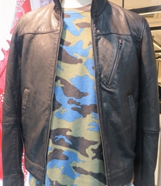 市场上装-皮衣-（实拍）时尚商务皮衣