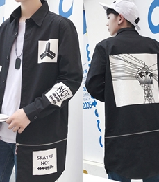 市场上装-衬衫-时尚男装衬衫