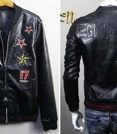 市场上装-皮衣-时尚男装皮衣