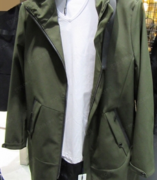 市场上装-中长外套-（实拍）时尚男装中长外套