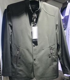 市场上装-中长外套-（实拍）时尚商务派克