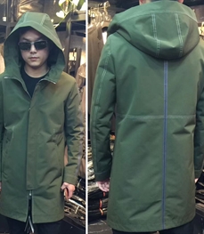 市场上装-中长外套-时尚男装中长外套