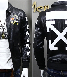 市场上装-皮衣-时尚男装皮衣