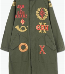 市场上装-中长外套-休闲男装中长外套