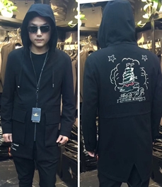 市场上装-中长外套-时尚男装中长外套