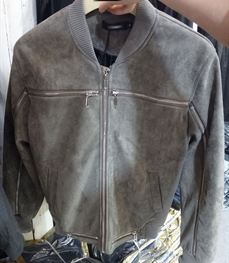 市场上装-皮衣-（实拍）时尚商务皮衣