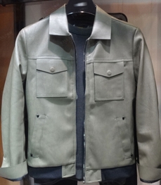 市场上装-皮衣-（实拍）时尚商务皮衣