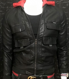 市场上装-皮衣-时尚男装皮衣