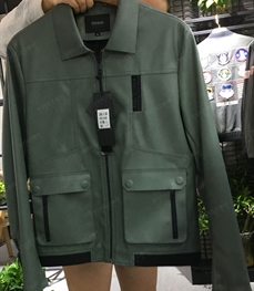 市场上装-皮衣-（实拍）时尚男装皮衣