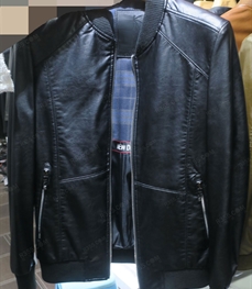 市场上装-皮衣-（实拍）时尚商务皮衣