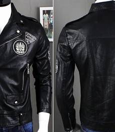 市场上装-皮衣-时尚男装皮衣