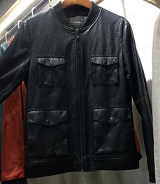市场上装-皮衣-（实拍）时尚男装皮衣