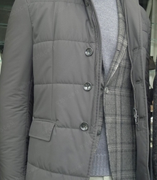 市场上装-棉衣/羽绒服-（实拍）时尚商务棉服