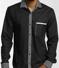 市场上装-衬衫-时尚男装衬衫