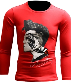 市场上装-T恤-时尚男装t恤