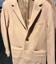 市场上装-中长外套-（实拍）休闲男装中长外套