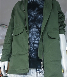 市场上装-中长外套-（实拍）休闲男装中长外套