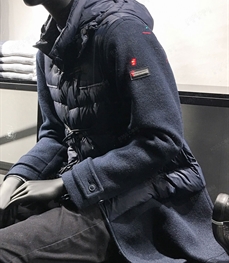 市场上装-棉衣/羽绒服-（实拍）休闲男装棉服