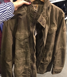 市场上装-中长外套-（实拍）时尚商务派克