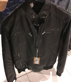 市场上装-皮衣-（实拍）时尚商务皮衣