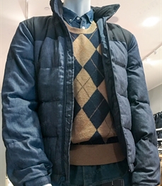 市场上装-棉衣/羽绒服-（实拍）时尚商务棉服