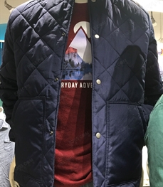 市场上装-棉衣/羽绒服-（实拍）时尚商务棉服