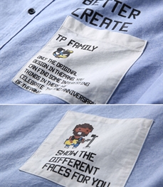 市场上装-衬衫-时尚男装衬衫