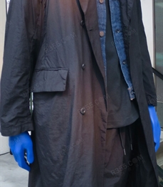 市场上装-中长外套-（实拍）休闲男装中长外套