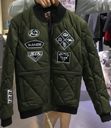市场上装-棉衣/羽绒服-（实拍）时尚男装棉服