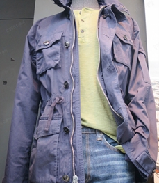 市场上装-中长外套-（实拍）时尚商务派克