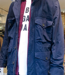 市场上装-中长外套-（实拍）时尚商务派克