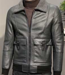 市场上装-皮衣-时尚男装皮衣