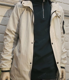 市场上装-中长外套-（实拍）休闲男装中长外套