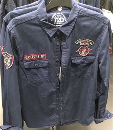 市场上装-衬衫-（实拍）休闲男装衬衫