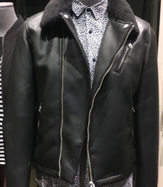 市场上装-皮衣-（实拍）时尚商务皮衣