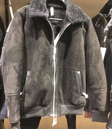 市场上装-皮衣-（实拍）时尚商务皮衣