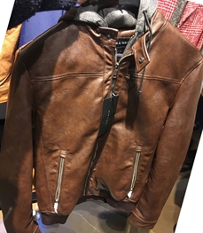 市场上装-皮衣-（实拍）时尚商务皮衣