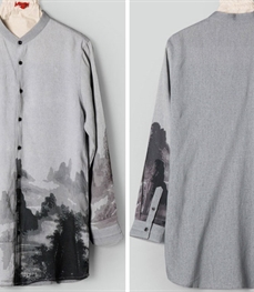 市场上装-衬衫-时尚男装衬衫