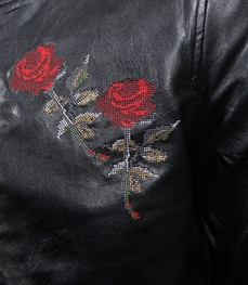 市场上装-皮衣-时尚男装皮衣