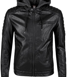市场上装-皮衣-时尚男装皮衣