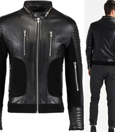 市场上装-皮衣-时尚男装皮衣