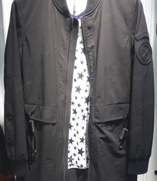 市场上装-中长外套-（实拍）时尚男装中长外套