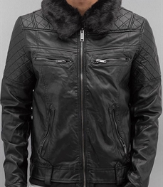 市场上装-皮衣-时尚男装皮衣