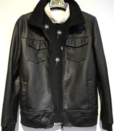 市场上装-皮衣-时尚男装皮衣