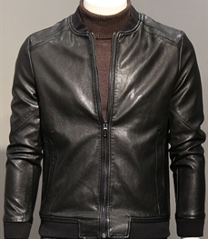 市场上装-皮衣-时尚男装皮衣