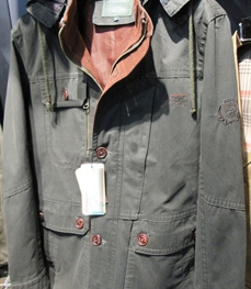 市场上装-中长外套-（实拍）时尚男装中长外套