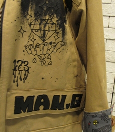 市场上装-中长外套-（实拍）时尚男装中长外套