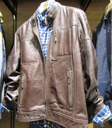 市场上装-皮衣-（实拍）时尚商务皮衣