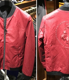 市场上装-皮衣-时尚男装皮衣